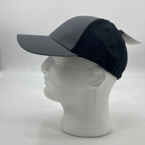 Puma Golf Hat Mens S/M Fitted Mesh Jersey Stretch Quiet Shade Moisture Wick Cap - Picture 6 of 12